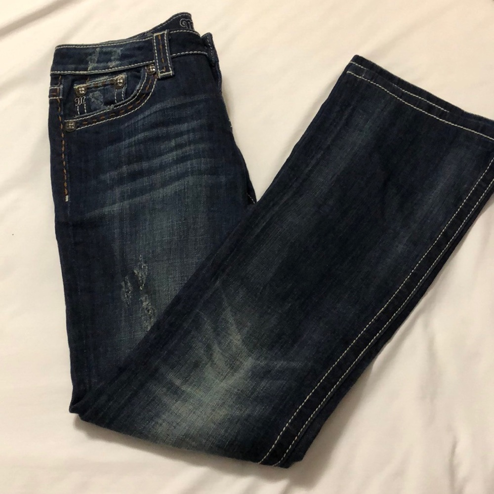 MISS ME Boot Cut, Size 26, Inseam 31 1/2”